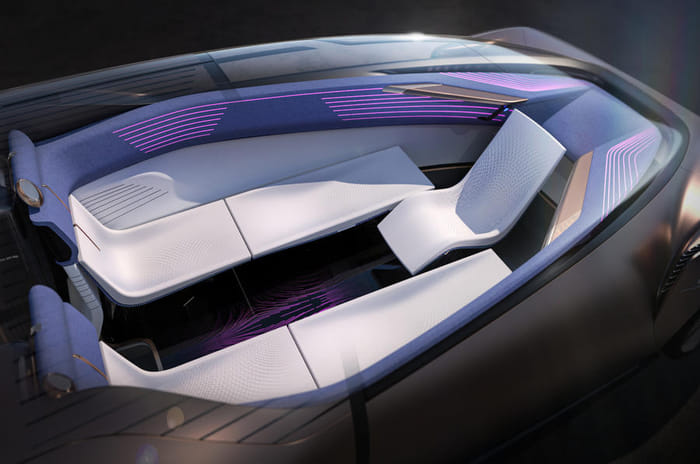 Pininfarina Teorema concept showcased with living room-like interiors